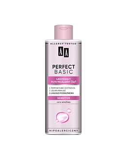 AA Perfect Basic Sensitive Łagodzący płyn micelarny 3w1 