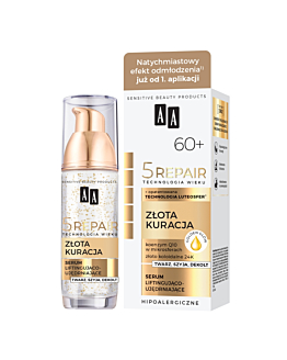 AA Technologia Wieku 5Repair 60+ Złota Kuracja Serum liftingująco-ujędrniające