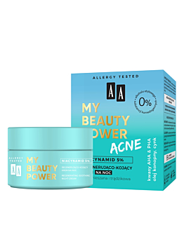 AA My Beauty Power Acne Regenerating Night Cream 50 ml