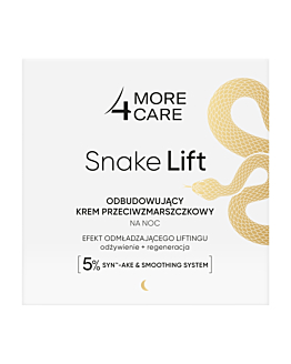 MORE4CARE Snake Lift Crema Antirughe Rigenerante Notte 50 ml