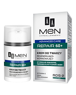 AA Men Advanced Care 60+ Krem do twarzy regenerująco-wzmacniający