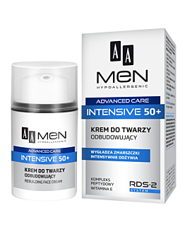 AA Men Advanced Care 50+ Intensive Krem do twarzy odbudowujący