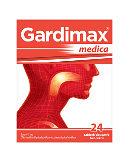 Gardimax Medica 5mg+1mg tabletki do ssania 