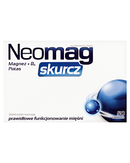 Neomag Skurcz, Preparat wspierający funkcjonowanie mięśni, Tabletki