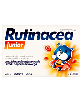 Rutinacea Junior, Wsparcie odporności dla dzieci od 3. roku życia, Tabletki do ssania