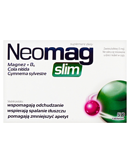 Neomag Slim, Suplement diety wspomagający odchudzanie, Tabletki