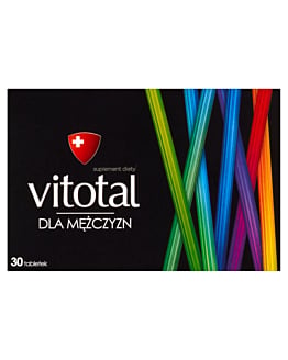 Vitotal dla Mężczyzn, Zestaw witamin i minerałów, Tabletki