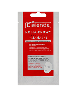 Bielenda Kolagenowy Stymulator Młodości endoliftingująco-rewitalizująca maska w płacie