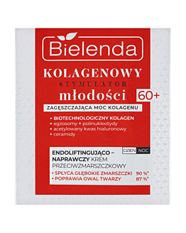 Bielenda Kolagenowy Stymulator Młodości krem endoliftingująco-naprawczy 60+ dzień/noc 