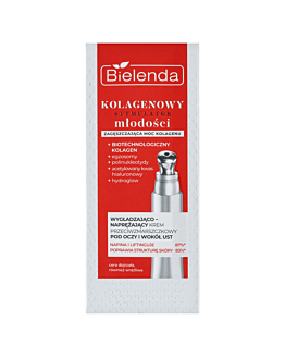 Bielenda Collagen Youth Stimulator Crema occhi e contorno labbra levigante e rassodante 15 ml