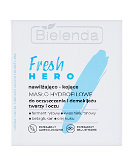 Bielenda Fresh Hero nawilżająco-kojące masło hydrofilowe do oczyszczania i demakijażu