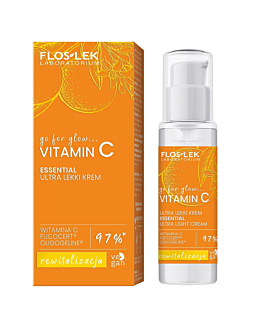 Floslek go for glow…. VITAMIN C ESSENTIAL ultra lekki krem na dzień i na noc, 30ml