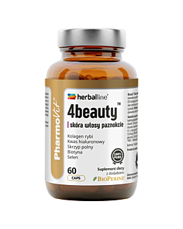 Pharmovit Herballine 4Beauty Skóra włosy paznokcie Kapsułki