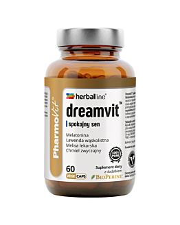 Pharmovit Herballine Dreamvit™ Spokojny Sen 60 Kapsułek