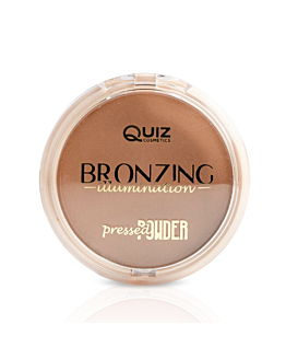 Quiz Cosmetics Bronzing Ilumination Powder puder brązujący wzbogacony witaminą E N°01, 10g