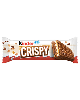 Kinder Crispy, Chrupiący wafelek z nadzieniem kakaowym i orzechowym