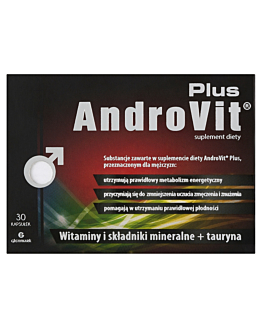 Androvit Plus Suplement diety dla mężczyzn Kapsułki
