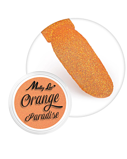MollyLac Pyłek Do Paznokci Orange Paradise 1 g Nr 2
