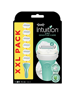 Wilkinson Intuition Sensitive Care 2in1 Maszynka do golenia + 6 szt. wkładów