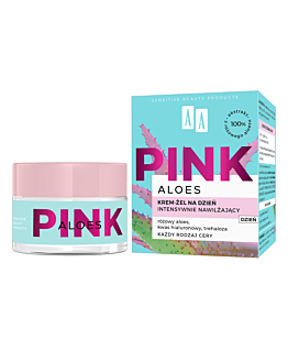 AA Aloes Pink Intensywnie nawilżający krem-żel na dzień 