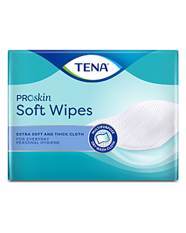 Tena Soft Wipe, Chusteczki Oczyszczające Suche, 135 szt.