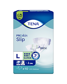 Tena Slip ProSkin Super, Pieluchomajtki dla dorosłych, 92-144cm, Large