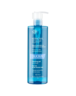 Ducray Keracnyl Gel Detergente per Viso e Corpo 400 ml