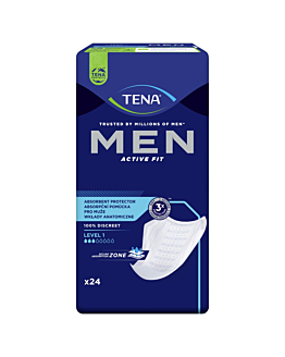 Tena Men Active Fit Level 1, Wkładki na nietrzymanie moczu dla mężczyzn