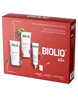 Bioliq Zestaw Kosmetyków 65+ Krem na dzień + Krem na noc + Krem do oczu, ust, szyi i dekoltu