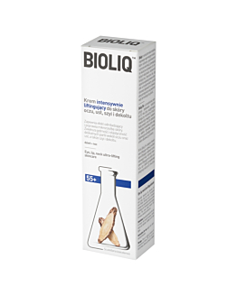 Bioliq 55+ Krem intensywnie liftingujący do skóry oczu, ust, szyi i dekoltu