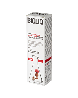 Bioliq 65+ Krem intensywnie odbudowujący do skóry oczu, ust, szyi i dekoltu