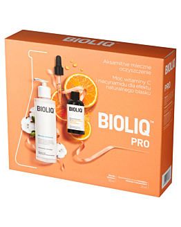 Bioliq Zestaw Kosmetyków Pro Serum z witaminą C i niacynamidem + Mleczko micelarne