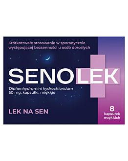 Senolek 50 mg 8 Kapsułek