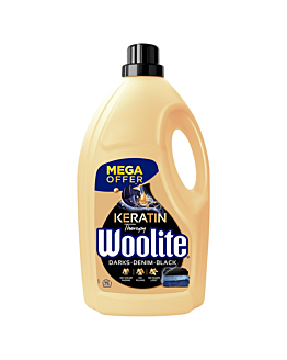 Woolite Detersivo Liquido Dark Keratin 4500 ml
