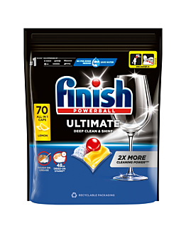 Finish Kapsułki do Zmywarki Ultimate All-In-1, 70 szt.