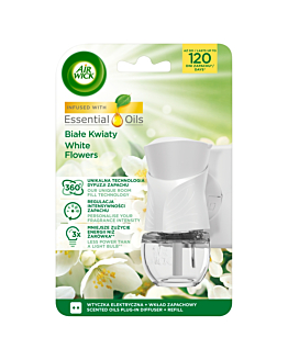 Air Wick Elektryczny Białe Kwiaty Komplet