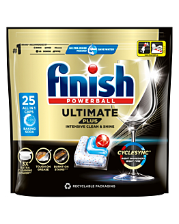 Finish Kapsułki Ultimate Plus Baking Soda, 25 szt.