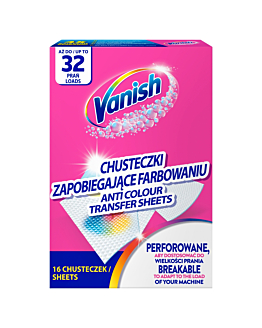Vanish Color Protect Chusteczki wyłapujące barwnik, 16 szt.