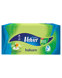 Velvet Fazzoletti Balsamo 70 pz