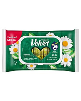 Velvet Papier Toaletowy Nawilżany Rumianek