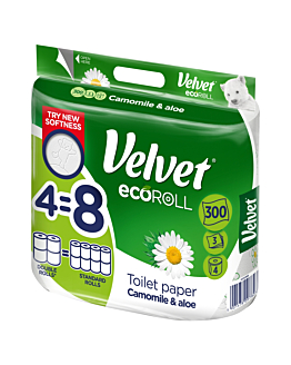 Velvet ecoRoll Camomile & Aloe Papier toaletowy