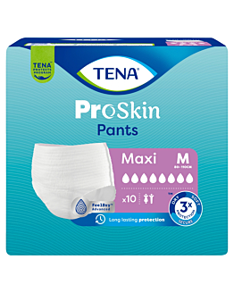 Tena Pants Proskin Majtki Chłonne Maxi M, 10 szt.