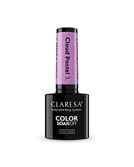 Claresa Color Soak Off UV/LED Cloud Pastel lakier hybrydowy 3, 5g