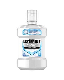 Listerine Advanced White Płyn do płukania ust, łagodny smak 1 l