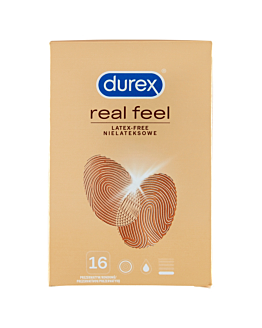 Durex Real Feel Preservativi  16 pz
