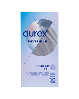 Durex Invisible Supercienkie prezerwatywy, 10 szt.
