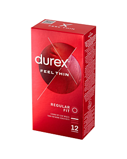 Durex Feel Thin Preservativi, 12 pz