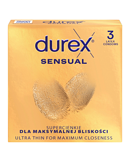Durex Sensual Prezerwatywy, 3 szt.