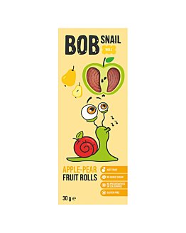 Bob Snail Przekąska jabłkowo-gruszkowa z owoców bez dodatku cukru, 30 g
