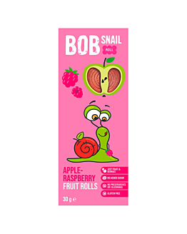 Bob Snail Przekąska jabłkowo-malinowa z owoców bez dodatku cukru, 30 g
